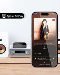 ARSY Ne-2 Streaming Music Receiver, Airplay 2 Receiver, Wireless Audio Receiver Stream Hi-Res Audio from Spotify, Tidal, Roon and More
