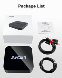 ARSY Ne-2 Streaming Music Receiver, Airplay 2 Receiver, WiFi Streamer Streaming Music Player, Wireless Audio Receiver Stream Hi-Res Audio from Spotify, Tidal, Roon and More